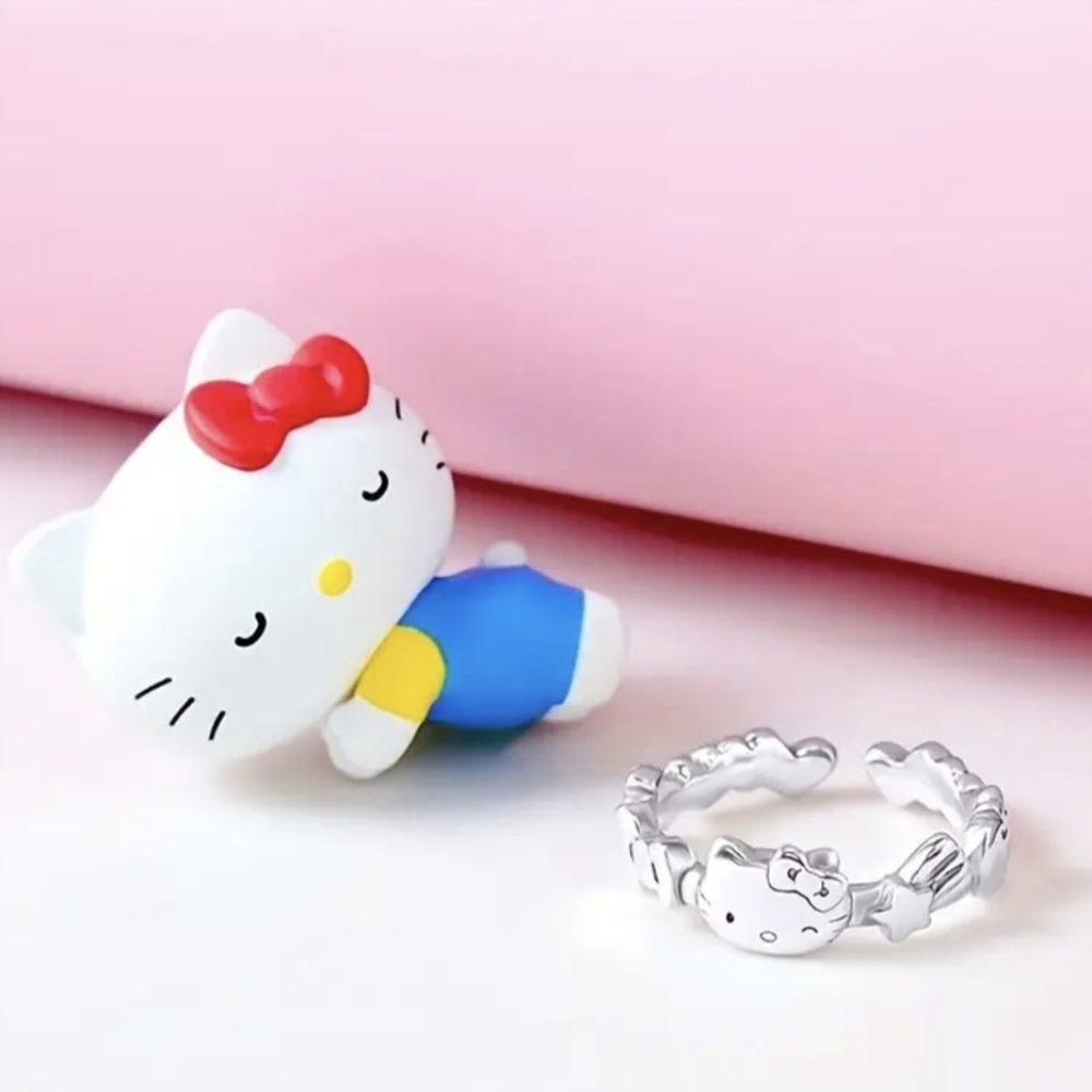 Hello Kitty Silver Ring